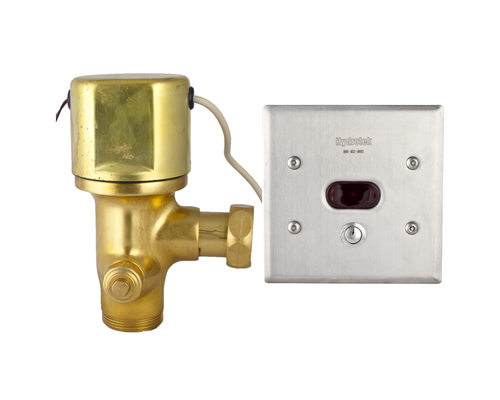 Hydrotek H8CRFKC-1.28DF Automatic Flush Valve Retrofit Kit 1.28 / 1.1 GPF Dual Flush Closet (Concealed Retrofit Sloan, Toto, and Zurn), AC Powered