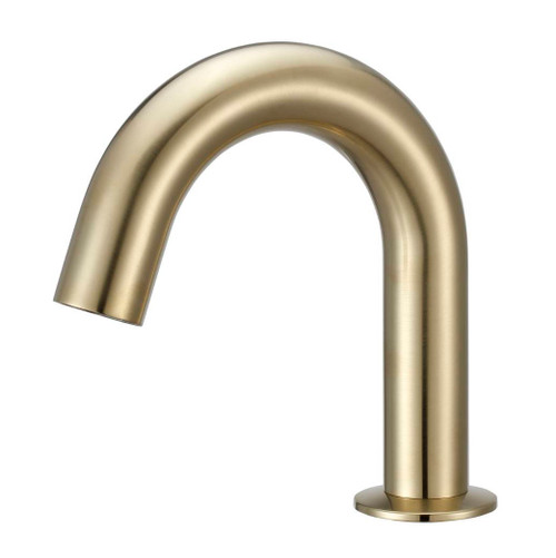 Hydrotek HE-2710-BG-LR Lavatory Automatic Sensor Faucet, Single Hole, Non-mixing, ADA Compliant, Battery Powered with Enduratek, Vandal Resistant, Brushed Gold