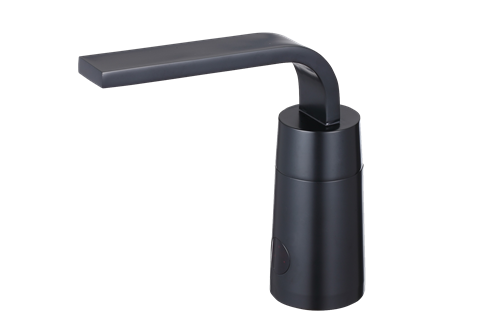 Hydrotek HE-2800-MB-LR Lavatory Automatic Sensor Faucet, Single Hole, Non-mixing, ADA Compliant, Battery Powered with Enduratek, Vandal Resistant, Matte Black