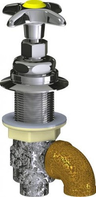 Chicago Faucets LRV-N4-A1B Remote Control Concealed Multiple Service Valve, 2-1/2" Metal Cross Handle with VAC Index Button