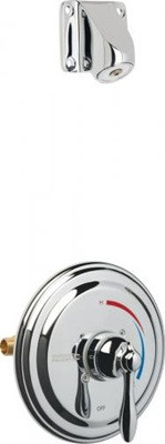 Chicago Faucets SH-TP1-04-000 Round Thermostatic Pressure Balancing Shower Fitting, 2.0 GPM Shower Head Ligature Resistant