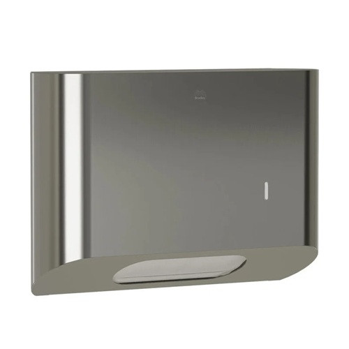 Bradley 2B1-113400 Elvari Paper Towel Dispenser, Surface Mounted, Small Capacity, 400 Folded, Satin Stainless