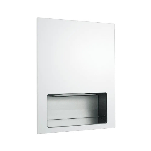 ASI 6457-00 Piatto Completely Recessed Paper Towel Dispenser, White Phenolic Door
