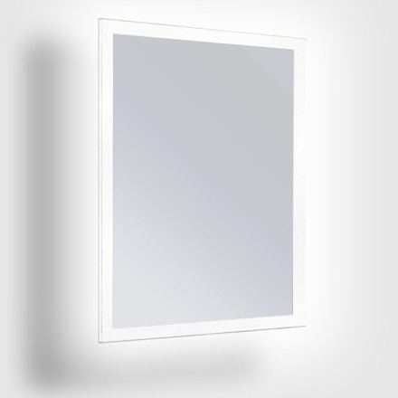 ASI 0641-4836 Frameless Mirror with Frosted Border and LED Blacklight, 48 x 36 inch