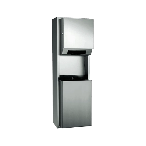 ASI 646924A-9 Simplicity Automatic Roll Paper Towel Dispenser and Waste Receptacle, Battery Operated, Surface Mounted, 12 gallon