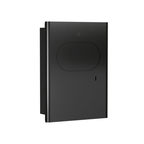 Bradley 4B2-000000-BB Elvari Sanitary Napkin Disposal, Recessed, 1.5 Gallon, Brushed Black