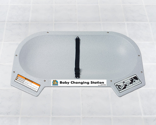 Koala Kare KB112-01RE Countertop Recess Mounted Baby Changing Station, Grey Granite