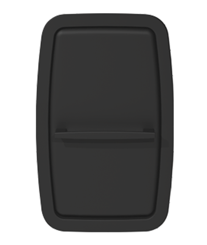 Koala Kare KB311-SSRE-MBLK Vertical Baby Changing Station, Recessed Mounted, Matte Black