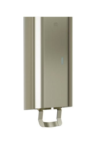 Bradley 6B1-110073-BN Elvari Manual Foam Soap Dispenser, Surface Mounted, 40 oz, Brushed Nickel