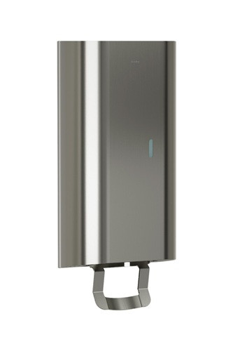 Bradley 6B1-110073-BS Elvari Manual Foam Soap Dispenser, Surface Mounted, 40 oz, Brushed Stainless