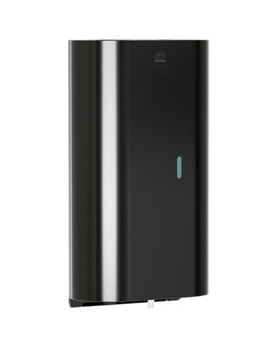 Bradley 6B1-119373-BB Elvari Sensor Operated Foam Soap Dispenser, Battery, Surface Mounted, 40 oz, Brushed Black