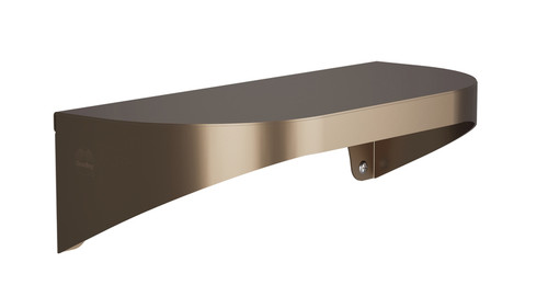 Bradley 7B2-0051800-BZ Elvari Shelf, Surface Mounted, 5" Depth x 18" Long, Brushed Bronze
