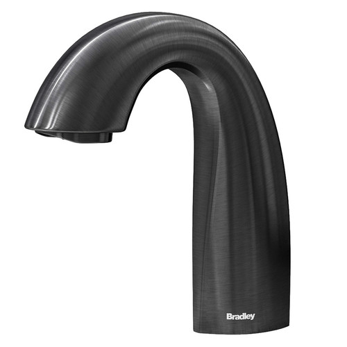 Bradley S53-3100-RL5-BB Verge Crestt Faucet, Touch Free, Sensor Operated, Tempered 0.5 GPM, Brushed Black Stainless