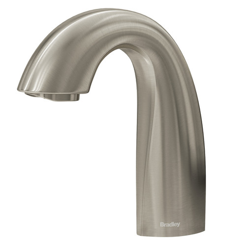Bradley S53-3100-RL5-BN Verge Crestt Faucet, Touch Free, Sensor Operated, Tempered 0.5 GPM, Brushed Nickel
