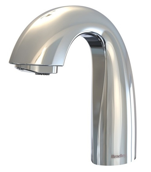 Bradley S53-3100-RT5-PC Verge Crestt Faucet, Touch Free, Sensor Operated, Thermostatic 0.5 GPM, Polished Chrome