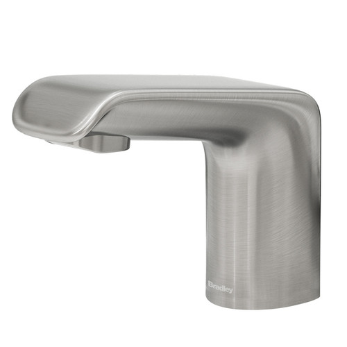 Bradley S53-3500-RT5-BS Verge Linea Faucet, Touch Free, Sensor Operated, Thermostatic 0.5 GPM, Brushed Stainless