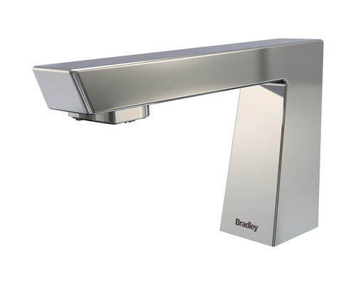 Bradley S53-3700-RT3-PC Verge Zen Faucet, Touch Free, Sensor Operated, Thermostatic 0.35 GPM, Polished Chrome