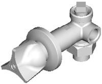 Chicago Faucets 1769-HOTABCP Remote Angle Valve