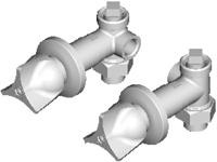 Chicago Faucets 1769-PRABCP Remote Angle Valve