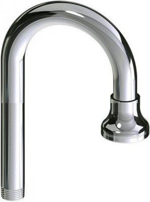 Chicago Faucets 225-001KJKABCP Chicago Faucets Part: 3-1/2" Rigid Gooseneck Spout with Spray