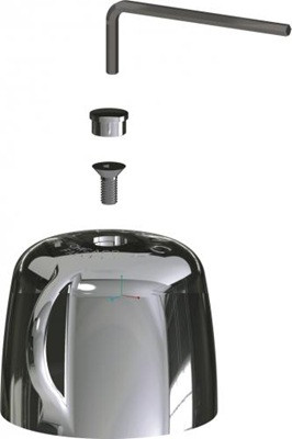 Chicago Faucets 3300-402JKCP Chicago Faucets Part: 2-3/8" Single Wing Canopy Handle