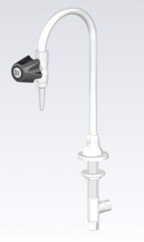 Chicago Faucets 830-PVDF Deck Mounted Laboratory Recirculating Pure Water Fitting