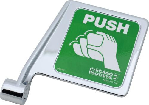 Chicago Faucets 8400-021JKCP Eyewash Push Paddle