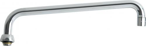 Chicago Faucets L12E35JKABCP 12" L-Type Swing Spout