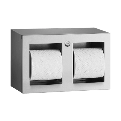 ASI 64023 Simplicity Double Toilet Tissue Holder Surface Mounted