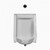 Sloan WEUS-1010.1011 Vitreous China Urinal with Concealed, Hydraulic, Royal 995-0.125 Urinal Flushometer
