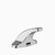 Sloan SF-2350-BDM Electronic 4" Centerset Faucet, Sensor Activated, Battery Powered, ADA Compliant, 0.5 GPM Multi-Laminar Spray, Chrome Plated Brass, Below Deck Mechanical Mixing Valve, with Standard SFP-13 Spray Head, 3362118