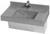 Sloan ELC-81080 SloanStone Single Station Lavatory System with ETF-80 Sensor Activated Faucet, 30" x 18"