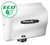 American Dryer EXT7-M Extreme Air Hand Dryer, ExtremeAir, 540 Watts, No Heat, GreenSpec, LEED, 100-240 Smart Voltage, Adjustable Quiet Levels, Antimicrobial, White Steel Cover, Commercial Hand Dryer
