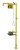 Bradley S19314 Series Combination Drench Shower and Halo Eyewash or Eye/Face Wash