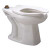 Zurn Z5665.270.00.00.00, EcoVantage 1.28 gpf ADA Floor Mounted Elongated Toilet System with Top Spud, Diaphragm EZ Flush Battery Sensor Valve