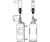 ASI 0394-6-1A EZ-Fill Individual Stand Alone Automatic Foam Soap Dispensers with 1 Liter Bottle, 6 Pack, Remote Control, Battery Powered, Polished Finish