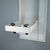 Guardian GBF1735DP Swing-Down Eye/Face Wash with Drain Pan, Recess Mounted