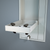 Guardian GBF1735FDP Swing-Down Eye/Face Wash with Drain Pan and Daylight Drain, Recess Mounted