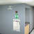 Guardian GBF2172 Recessed Safety Station with Drain Pan and Daylight Drain, Wall Mounted Exposed Shower Head