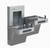 Sloan 33820066 DRS120-FIL-UNREF-SS DropSpot On Wall Bottle Filler with Bi-Level Water Cooler, Filtered, Non-Refrigerated, Stainless Steel