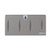 Sova 10HS0210 Origin Baby Changing Station, Horizontal, Surface Mount with EZ Mount Backer Plate, Dark Gray