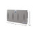 Sova 10HS0110 Origin Baby Changing Station, Horizontal, Surface Mount, Dark Gray