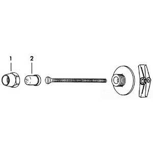 Sloan J-1-A Flat Wall Bumper for Flushometers