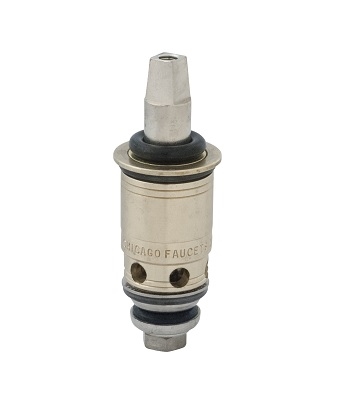Chicago Faucets 1-100XTBL12JKABNF Chicago Faucets Part: Left Hand Quaturn Compression Operating Cartridge, Short Stem for Exposed Caps, Qty Pack only (12/pack)