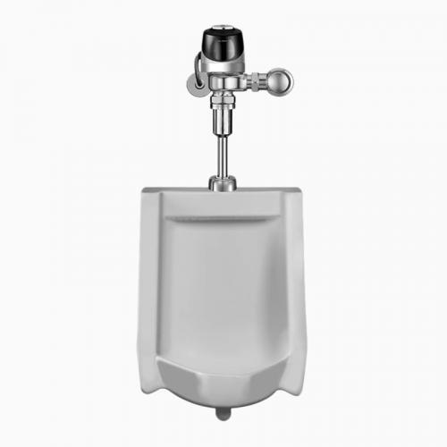 Sloan WEUS-1000.1411 Vitreous China Urinal with Exposed, Hardwired, Sensor Activated, ECOS 186-0.125 HW Urinal Flushometer