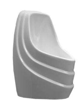 Sloan WES-2000 Waterfree Urinal, Wall Hung, Wall Outlet, Vitreous China Urinal Only, 1002000 (DISCONTINUED, NOT AVAILABLE TO ORDER)
