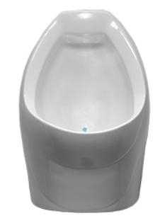 Sloan WES-5000 Waterfree Urinal, Wall Hung, Wall Outlet, Vitreous China Urinal Only (DISCONTINUED, NOT AVAILABLE TO ORDER)