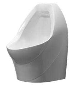 Sloan WES-5000 Waterfree Urinal, Wall Hung, Wall Outlet, Vitreous China Urinal Only (DISCONTINUED, NOT AVAILABLE TO ORDER)