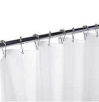 Gamco 100SC 72 x 72 White Vinyl Shower Curtain with Grommets (Curtain hooks and rod sold separately)