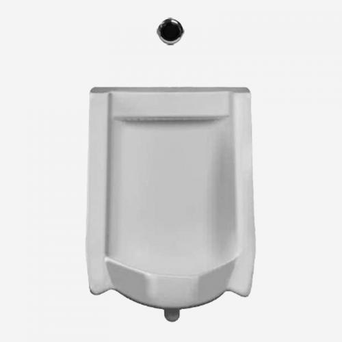 Sloan WEUS-1012.1011 Vitreous China Urinal with Concealed, Hydraulic, Royal 995-0.25 Urinal Flushometer, 2" to 10-3/4" LDIM